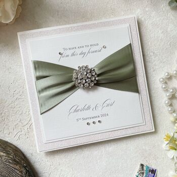 Personalised Wedding Card. Personalised Luxury Design In A Box, 3 of 8