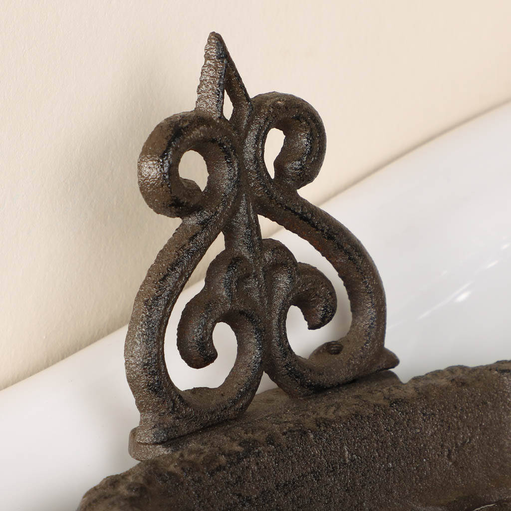 Traditional Cast Iron Soap Dish By Dibor