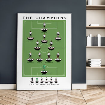 Fulham Fc Champions 21/22 Poster, 4 of 8