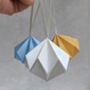 Eco Friendly Origami Diamond Paper Bauble, thumbnail 6 of 6