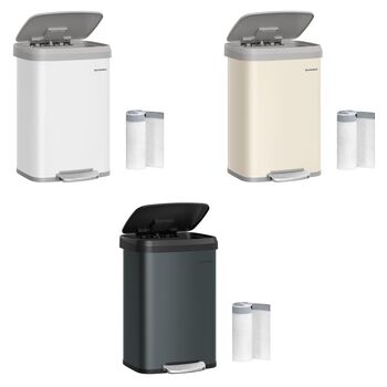 50 L Metal Kitchen Pedal Bin Waste Bin, 10 of 10