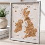 UK Ireland Cork Map Cork Board With Push In Pins, thumbnail 1 of 8