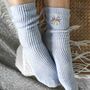 Personalised Cashmere Wool Soft Bed Socks Gift For Mum, thumbnail 1 of 8