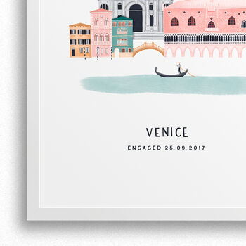 Personalised Venice City Print, 8 of 9