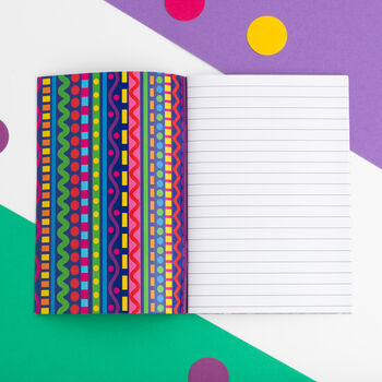 Colourful A6 Lined Notebook, 6 of 9