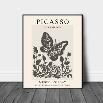 Picasso Butterfly And Bee Set Of Two Art Prints, 4 of 4