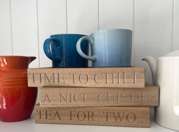 Personalised Small Oak Tray, 2 of 4