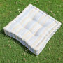 Extra Large Oxford Striped Garden Cushion, thumbnail 8 of 8
