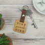 Engraved Wooden 'Home Sweet Home' Key Ring, thumbnail 1 of 4