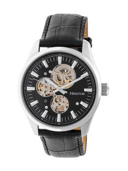 Heritor Automatic Stanley Semi Skeleton Mens Watch, 5 of 7