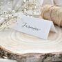 Personalised Calligraphy Wedding Place Name Card, thumbnail 3 of 7