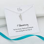 Sterling Silver Paper Plane Necklace, thumbnail 4 of 11