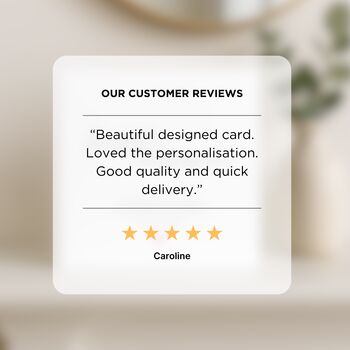 Personalised Name Engagement Card For Couple, 4 of 5