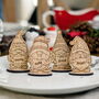 Personalised Wooden Gonk Christmas Place Names, thumbnail 1 of 5