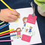 Personalised Bookmark With Childs Drawing For Mum, thumbnail 2 of 3