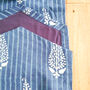 Bagru Block Printed Indigo Table Runner, Blue And White, thumbnail 6 of 11