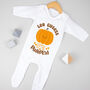 Personalised Pumpkin Halloween Bodysuit, thumbnail 2 of 5