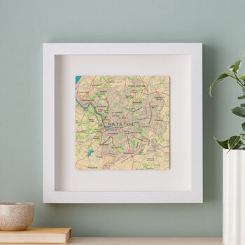 Personalised Bristol Map Print Wall Art, 2 of 5