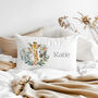 Personalised Safari Animals Kids Pillowcase Custom Name Gift, thumbnail 2 of 2