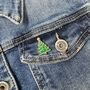 Christmas Tree Enamel Pin Badge Brooch, thumbnail 4 of 7