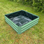 Sage Green Veggie And Herb Raised Bed With Liner, thumbnail 6 of 7