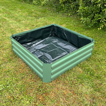 Sage Green Veggie And Herb Raised Bed With Liner, 6 of 7