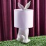 White Hiding Rabbit Lamp, thumbnail 1 of 2