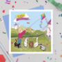 'Windmills' Birthday Card, thumbnail 2 of 4