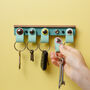 Personalised Key Organisation System For Five Keys Fobs, thumbnail 5 of 8