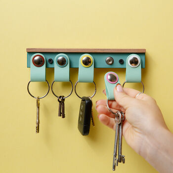 Personalised Key Organisation System For Five Keys Fobs, 5 of 8