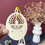 Personalised Wooden Diya Diwali Card, thumbnail 3 of 8