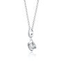 Sterling Silver Teacup Charm Necklace, thumbnail 2 of 6