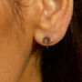 Dainty Q Studs, thumbnail 2 of 4