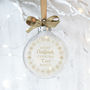 Personalised Merry Christmas Bauble, thumbnail 1 of 6