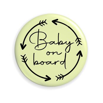 Baby On Board Button Badge, 4 of 5