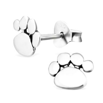 Dog Paws Earrings In Sterling Silver, 3 of 3