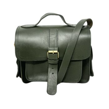 Camera Satchel Crossbody Leather Bag, 12 of 12