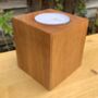 Oak Pillar Candle Holder With Extra Large Tealight, thumbnail 8 of 12