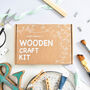 Coronation Bunting Wooden Paint Craft Kit Letterbox, thumbnail 5 of 5
