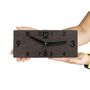 Scandinavian Style Minimalistic Dark Wall Clock, thumbnail 8 of 9