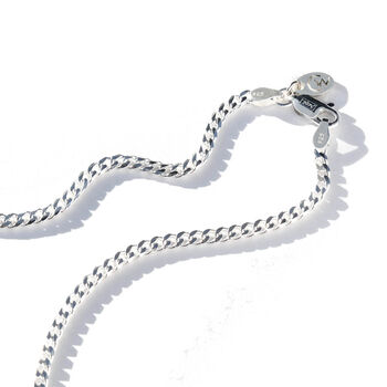 Heart Chakra Men's Emerald Silver Necklace, 6 of 10