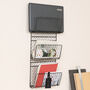 Contemporary Three Compartment Magazine Rack, thumbnail 7 of 7