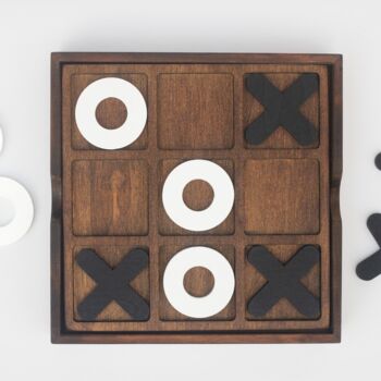 Personalised Deluxe Tic Tac Toe Game, 5 of 5