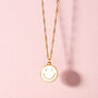 Christmas Smiles Gold Plated Necklace, thumbnail 2 of 5