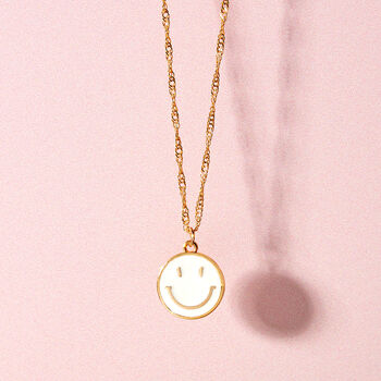 Christmas Smiles Gold Plated Necklace, 2 of 5