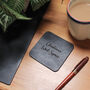 Personalised Home Office Vintage Leather Mouse Pad, thumbnail 6 of 12