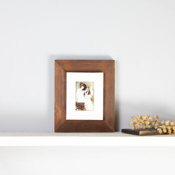 Reclaimed Wood Miniature Photo Frame, 3 of 9