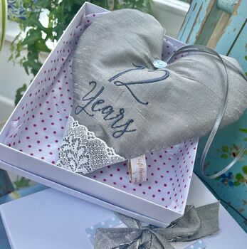 Silk Anniversary Heart, 3 of 12
