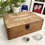 Personalised Wooden 18th Or 21st Wooden Jewellery Box, thumbnail 2 of 10