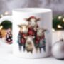 Personalised Christmas Sheep Family Mug, thumbnail 1 of 2